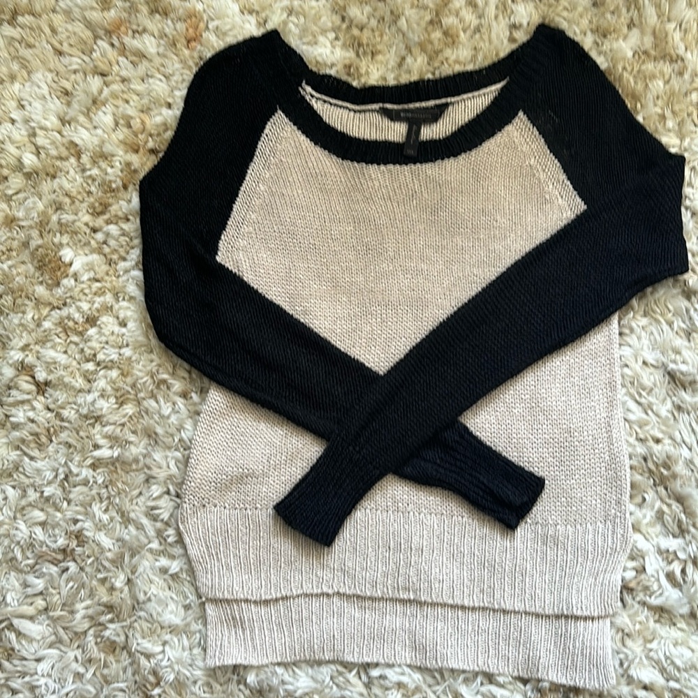 BCBG fitted sweater.